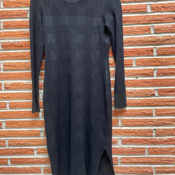 rag & bone  Alpaca Check Midi Dress - Picture 7 of 9